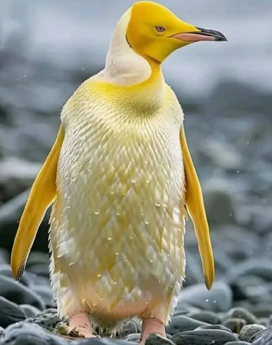 Kral Penguenlerin “Altın” Üyesi: Güney Georgia’da Yüz Binde Bir Görülen Mucize…